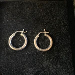 Sterling hoops